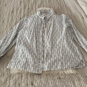 Loft Striped  Button-Up Shirt